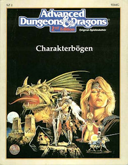 SZ2 Charakterbögen, Germany 3rd print