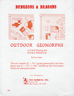 Outdoor Geomorphs, Second print