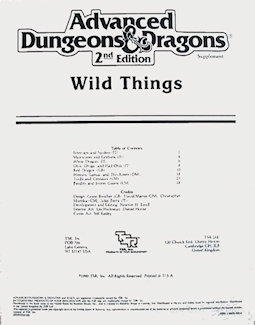 Wild Things, Module