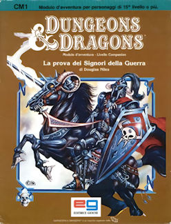 CM1 La prova dei Signori della Guerra, Italy