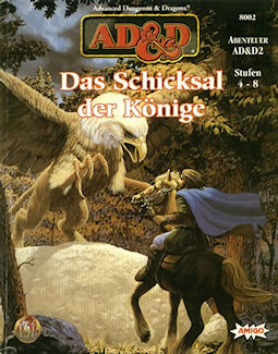 AD&D2 Das Schicksal der Könige, Germany