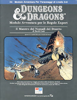 X4 Il Maestro dei Nomadi del Deserto, Italy