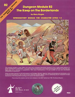 B2 Keep on the Borderlands, 8th printing