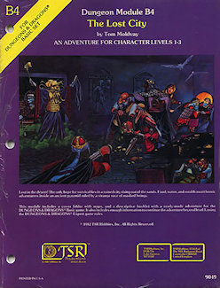 B4 Lost City, 1st/3rd printing