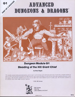 Steading of the Hill Giant Chief, 1st printing
