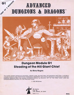 Steading of the Hill Giant Chief, 4th printing