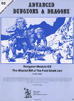 Glacial Rift of the Frost Giant Jarl, 1st printing