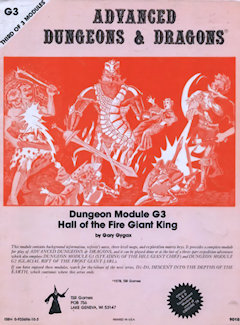 Hall of the Fire Giant King, 3rd printing