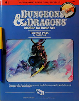 MSOLO1 Blizzard Pass, 1st printing