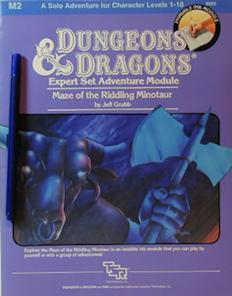 MSOLO2 Maze of the Riddling Minotaur, 1st printing