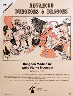 S2 White Plume Mountain, 1st printing