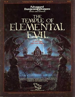 T1-4 Temple of Elemental Evil, 1st-5th printing