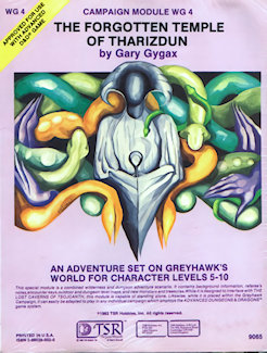 WG4 Forgotten Temple of Tharizdun, 1st printing