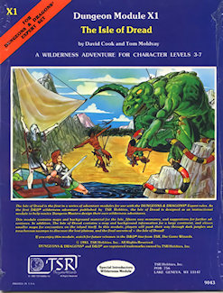 X1 Isle of Dread, 2nd/3rd printing