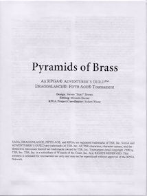 Pyramids of Brass