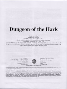 Dungeon of the Hark