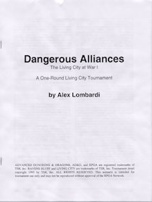 Dangerous Alliances