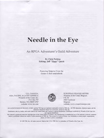 Needle in the Eye