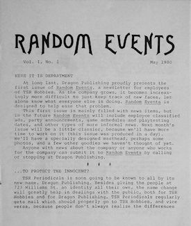 Random Events May 80