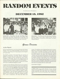 Random Events Dec 82