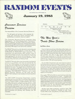Random Events Jan 83