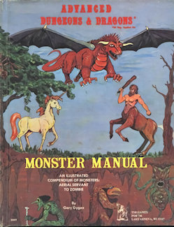 Monster Manual, 1st print